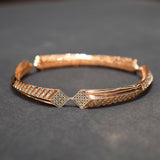 Rose Gold Designer Bangle