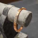 Rose Gold Designer Bangle