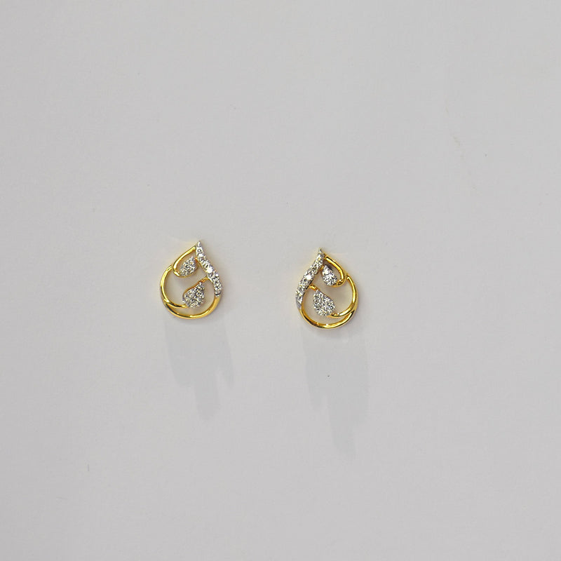 Pear shape dailywear earrings