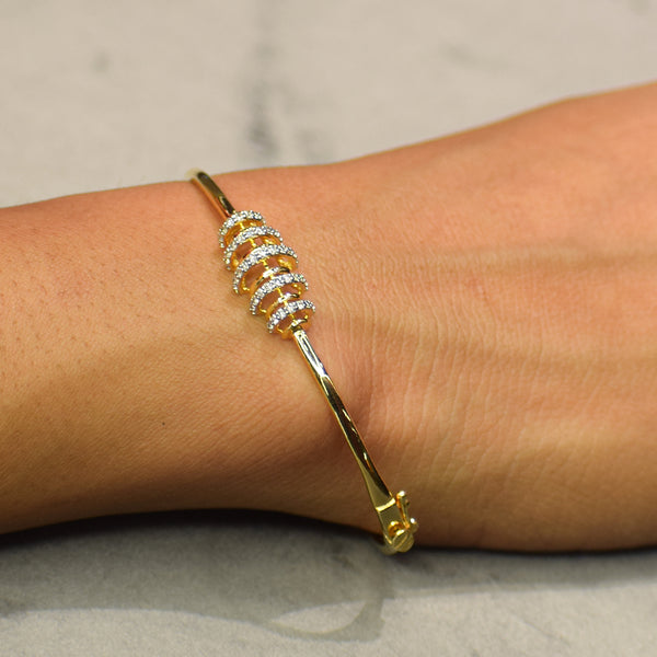Spiral design kada bracelet
