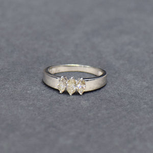 White Gold Marquise Ring