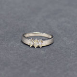 White Gold Marquise Ring