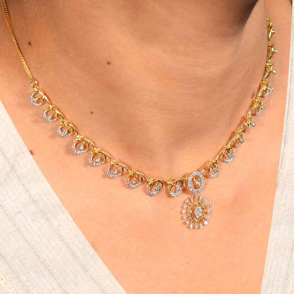 Splendid synergy diamond necklace