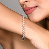 White Gold Solitaire Bracelet