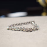 White Gold Solitaire Bracelet