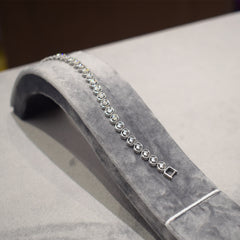 White Gold Solitaire Bracelet