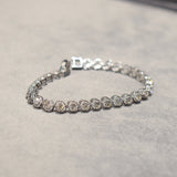 White Gold Solitaire Bracelet