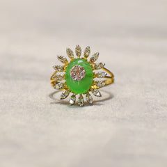 FLOWRAL GREEN RING