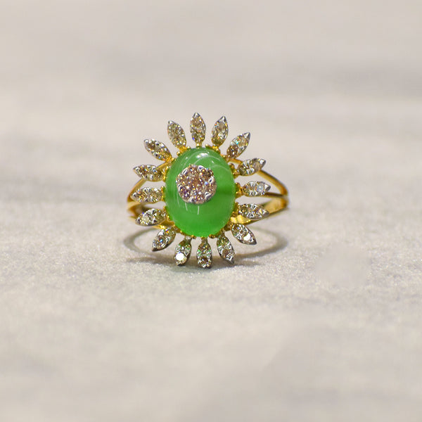 FLOWRAL GREEN RING
