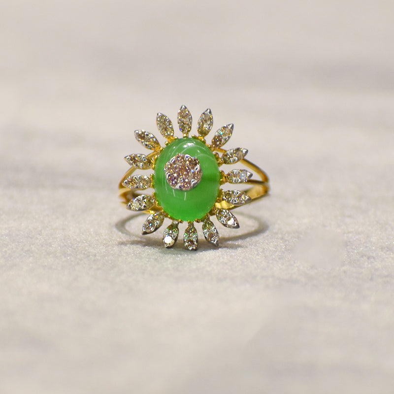 FLOWRAL GREEN RING