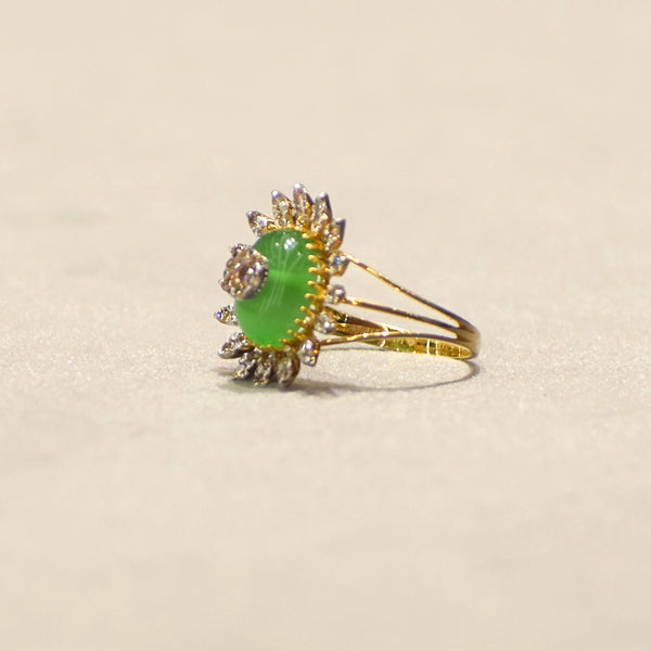 FLOWRAL GREEN RING