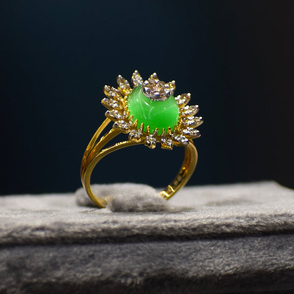 FLOWRAL GREEN RING