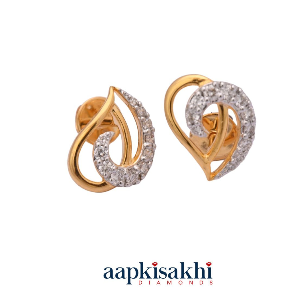 Buy Chocolate Brown Diamond Stud Earrings 10K White Gold or 10K Online in  India  Etsy